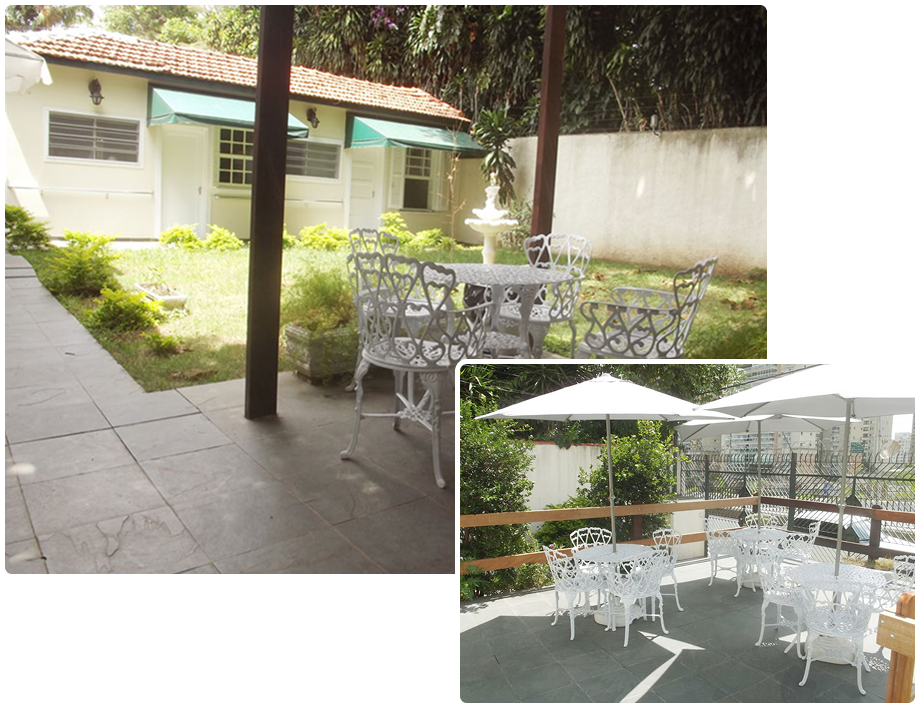 Áreas de convivência do residencial